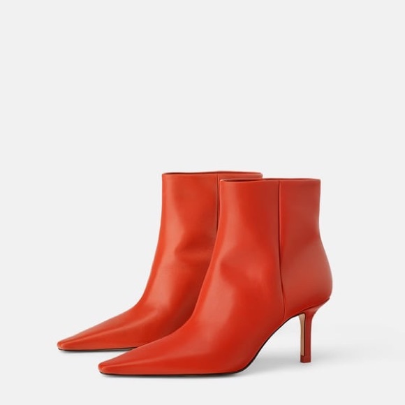 Zara Shoes - ZARA Leather Gaucho Ankle Boots